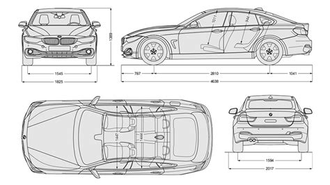 Bmw 4 Series Dimensions 2017